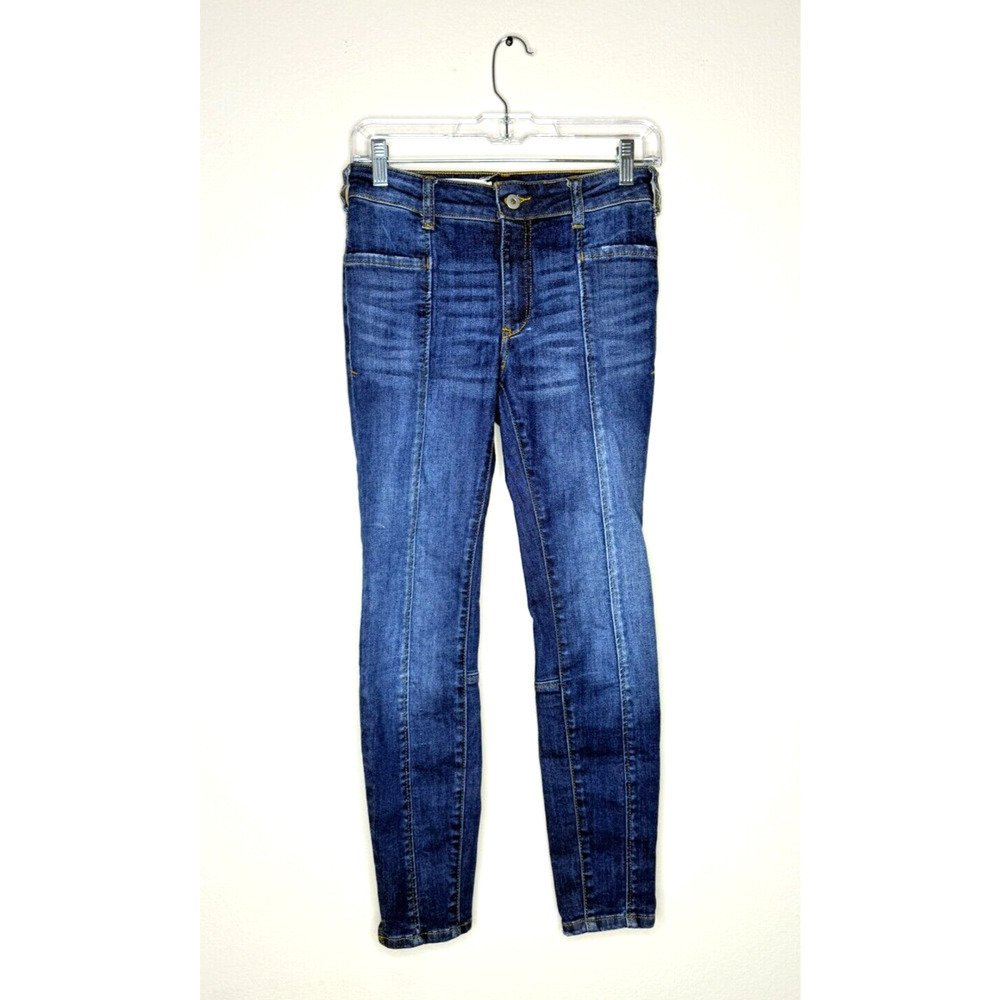Anthropologie Pilcro And The Letterpress Jeans Womens 25 Mid Rise Denim Legging